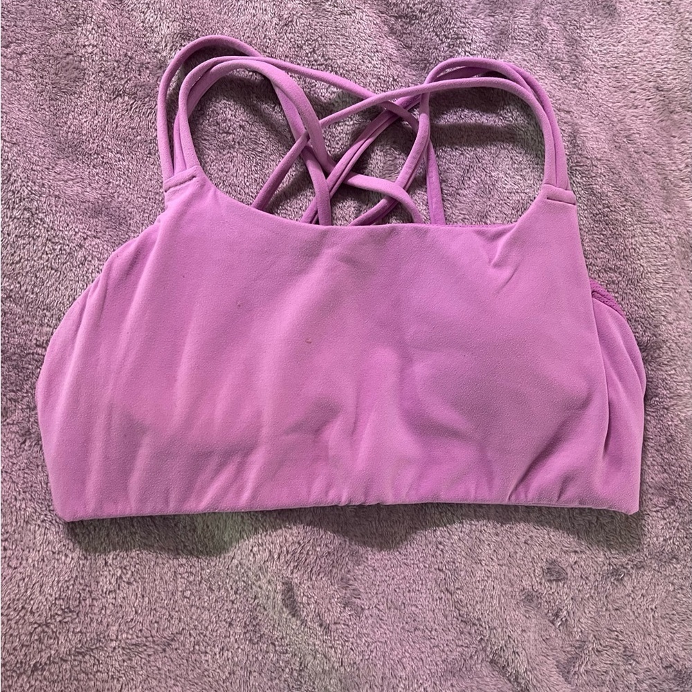 Athleta Lavender Strappy Bralette